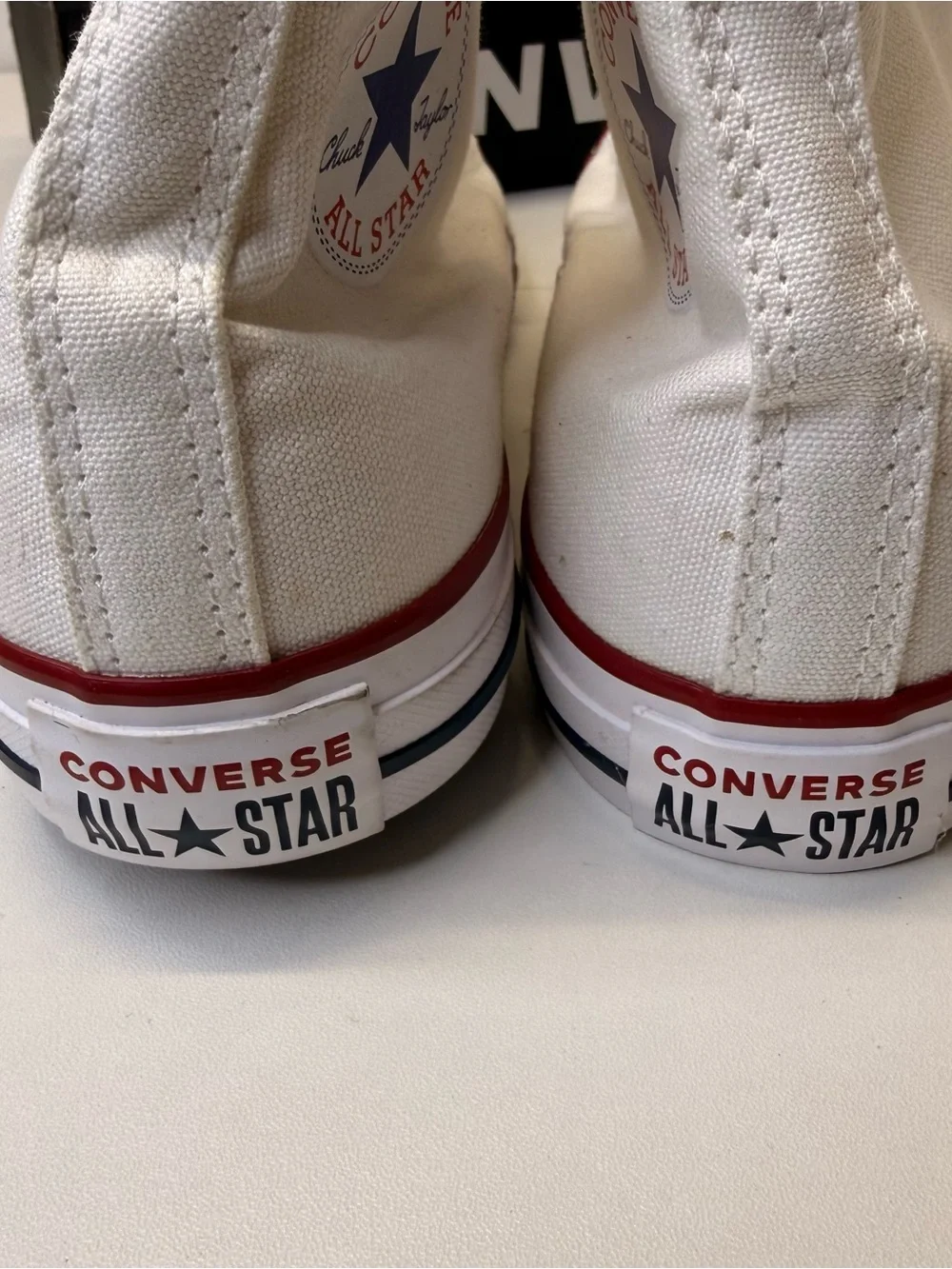 Converse Chuck Taylor All Star Hi Optical White Canvas Sneakers Women’s 10 NIB